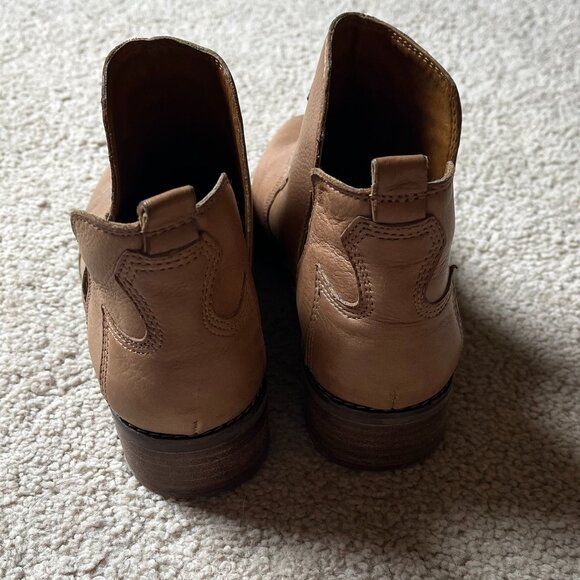 Lucky Brand *LK-Leymon LEATHER Bootie* Latte | GUC | Size 6.5 | Ankle Boot - Picture 6 of 13